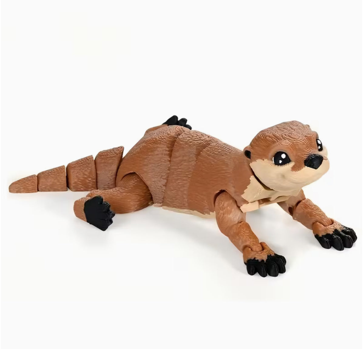 3D Printed Articulated Otter Fidget Toy