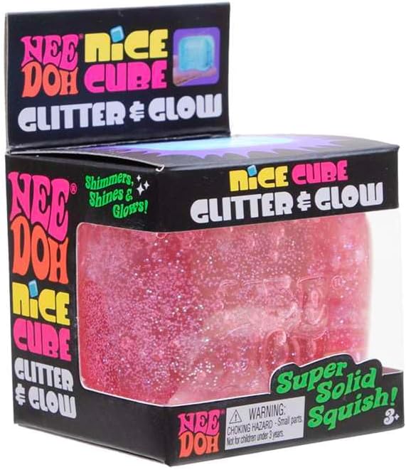 NeeDoh Nice Cube Glitter and Glow