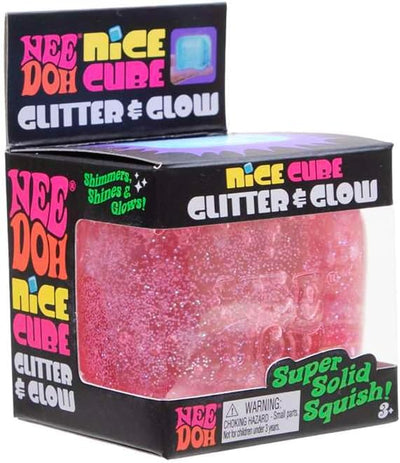 NeeDoh Nice Cube Glitter and Glow