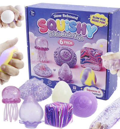 6-Pack boxed Squishy Gift Set