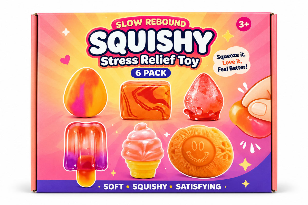 6-Pack boxed Squishy Gift Set