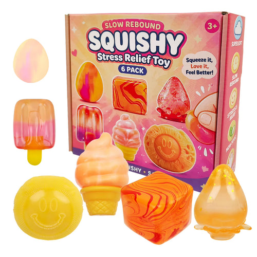 6-Pack boxed Squishy Gift Set