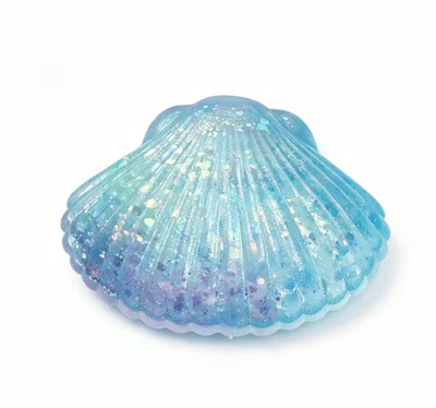 Glitter Sea Shell Squishy Slow rise