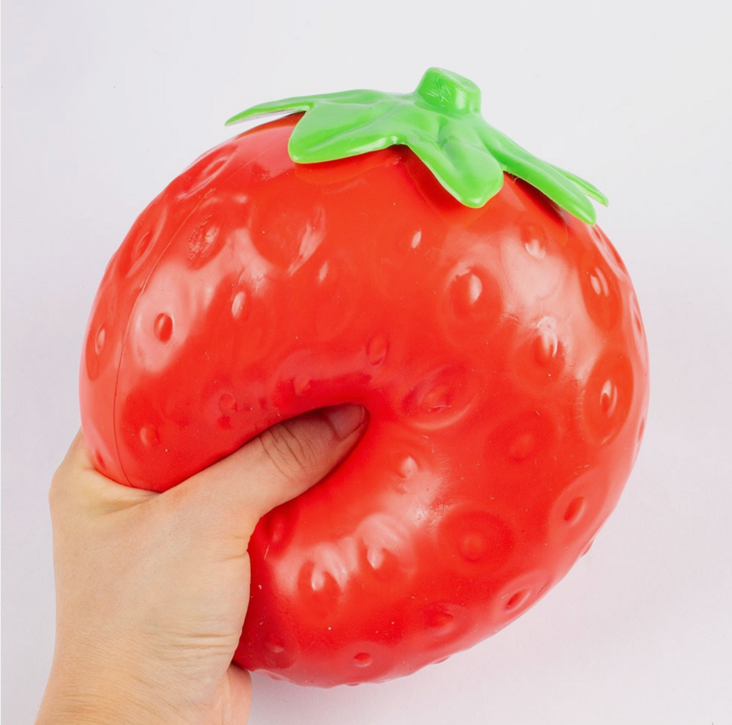 Giant Strawberry Squishy- Slime Filled