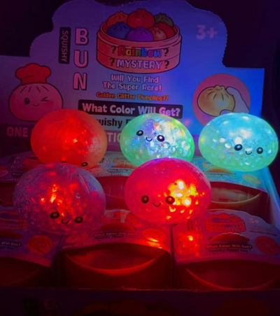 Light up LED Viral Dumpling Squishy Fidget Toy