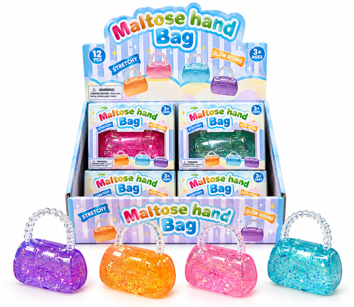 Squishy Maltose Glitter Handbag ✨👜