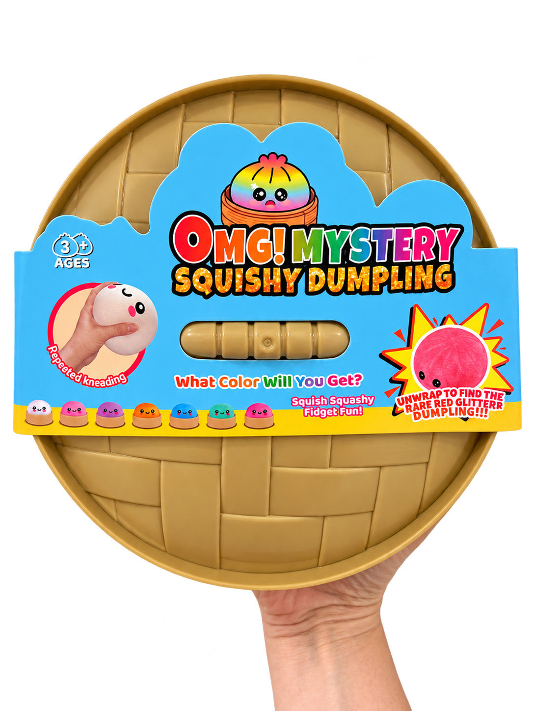 Mega Mystery Dumpling Squishy Sensory Toy – 18cm