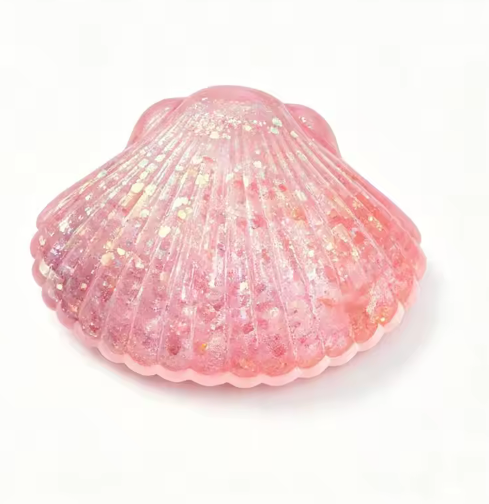 Glitter Sea Shell Squishy Slow rise