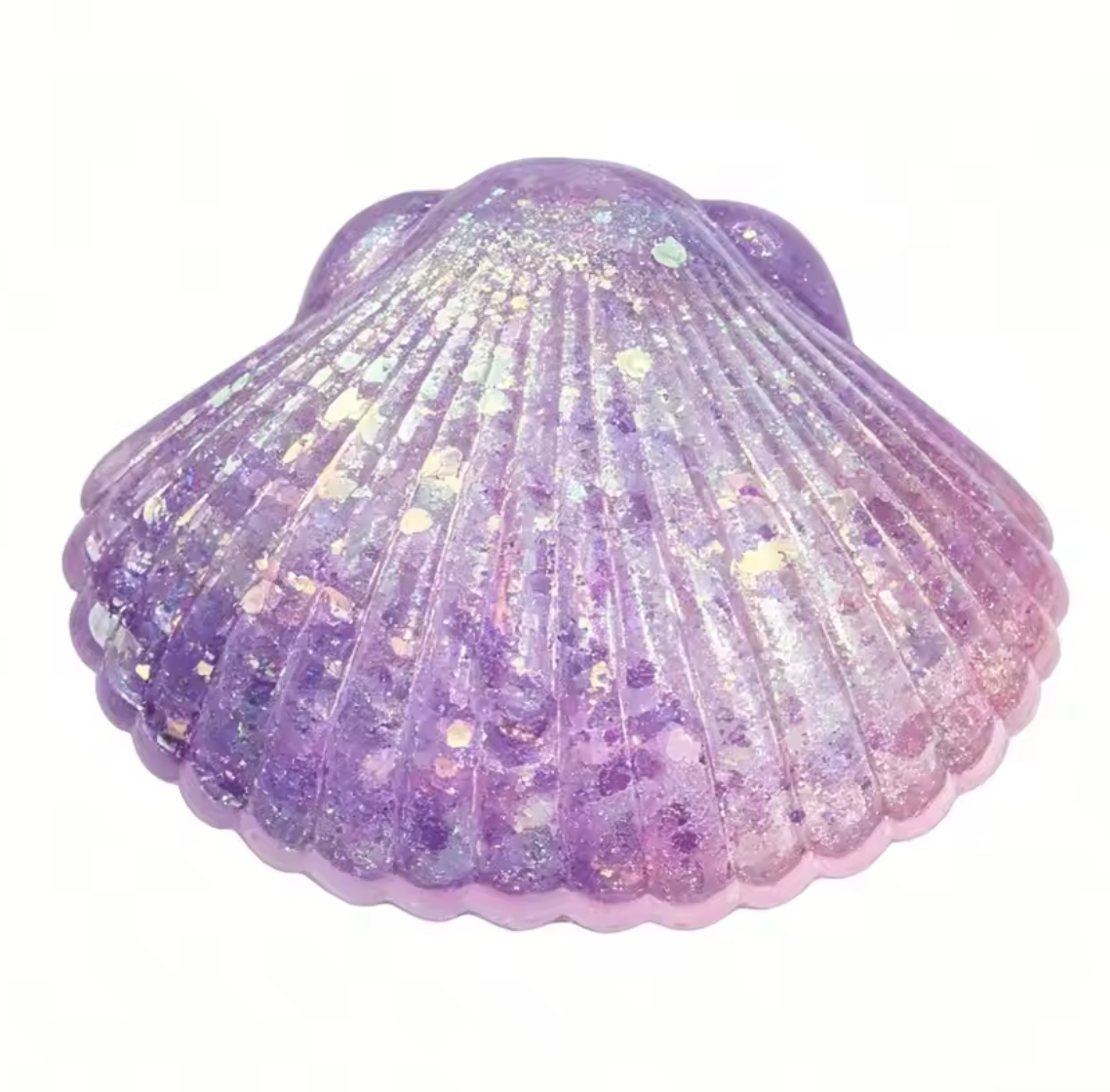 Glitter Sea Shell Squishy Slow rise