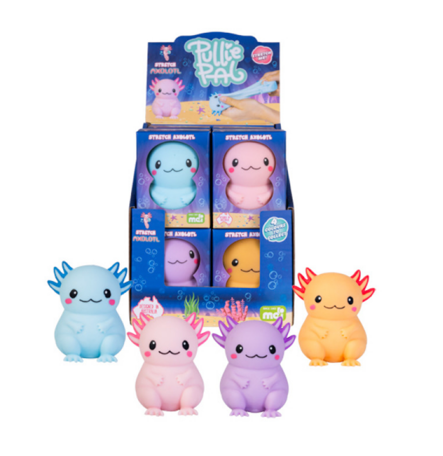 Pullie Pal Stretch Axolotl