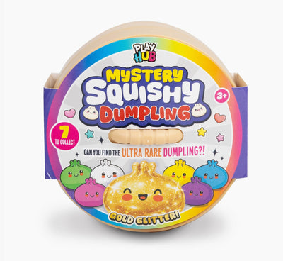 RMS Playhub Mystery Gold Glitter Dumpling Squishy Toy