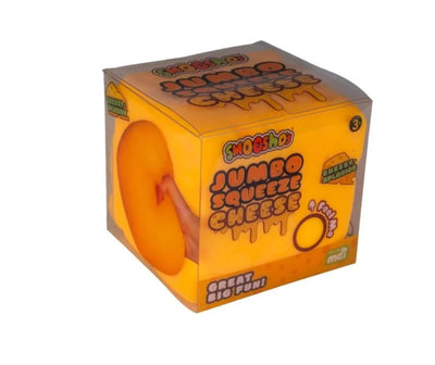 Smoosho’s Jumbo Cheese Squeeze – Squishy Sensory Toy