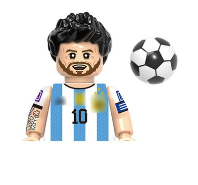 LEGO Style Football Player Action Figure