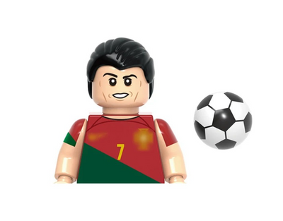 LEGO Style Football Player Action Figure