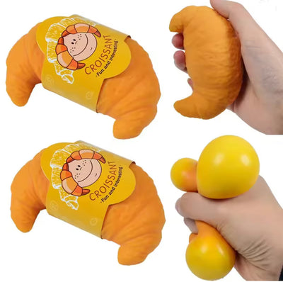 Squishy Croissant Stress Relief Toy
