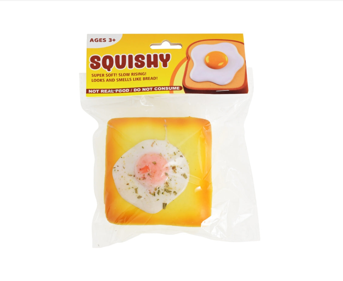 Jumbo Slow Rise Scented Egg on Toast Squishy 🍳🍞