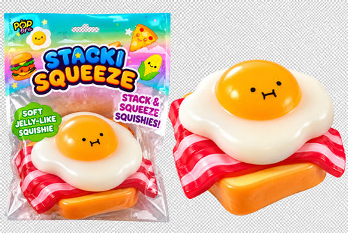 Stackable Food Squishy – &nbsp;🍔🍕