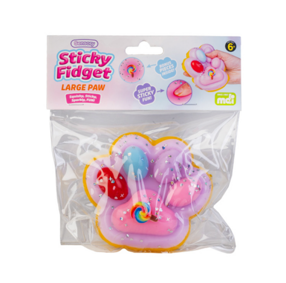 Large Paw Sticky Taba Fidget