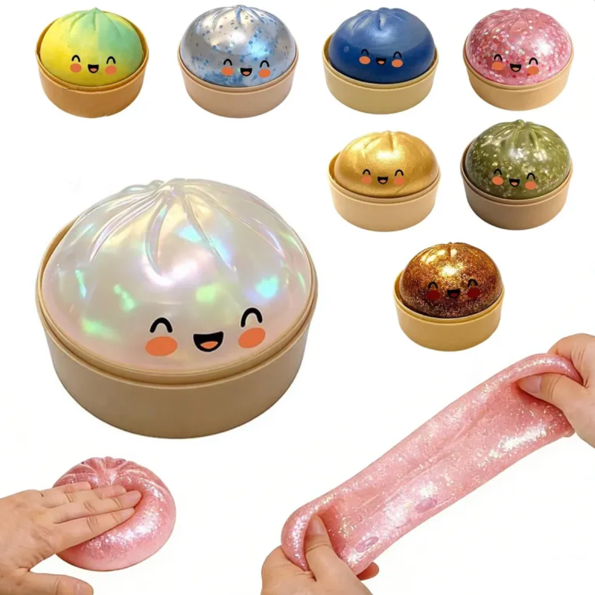 Viral Dumpling Squishy Fidget Toy
