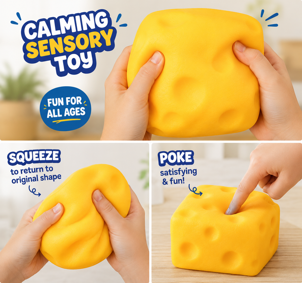 Giant Cheese Squishy