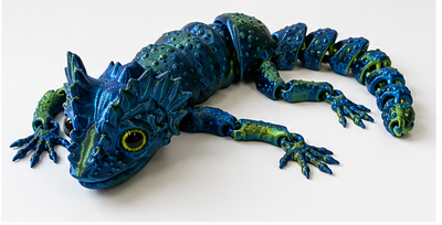 Jumbo 3D printed lizard
