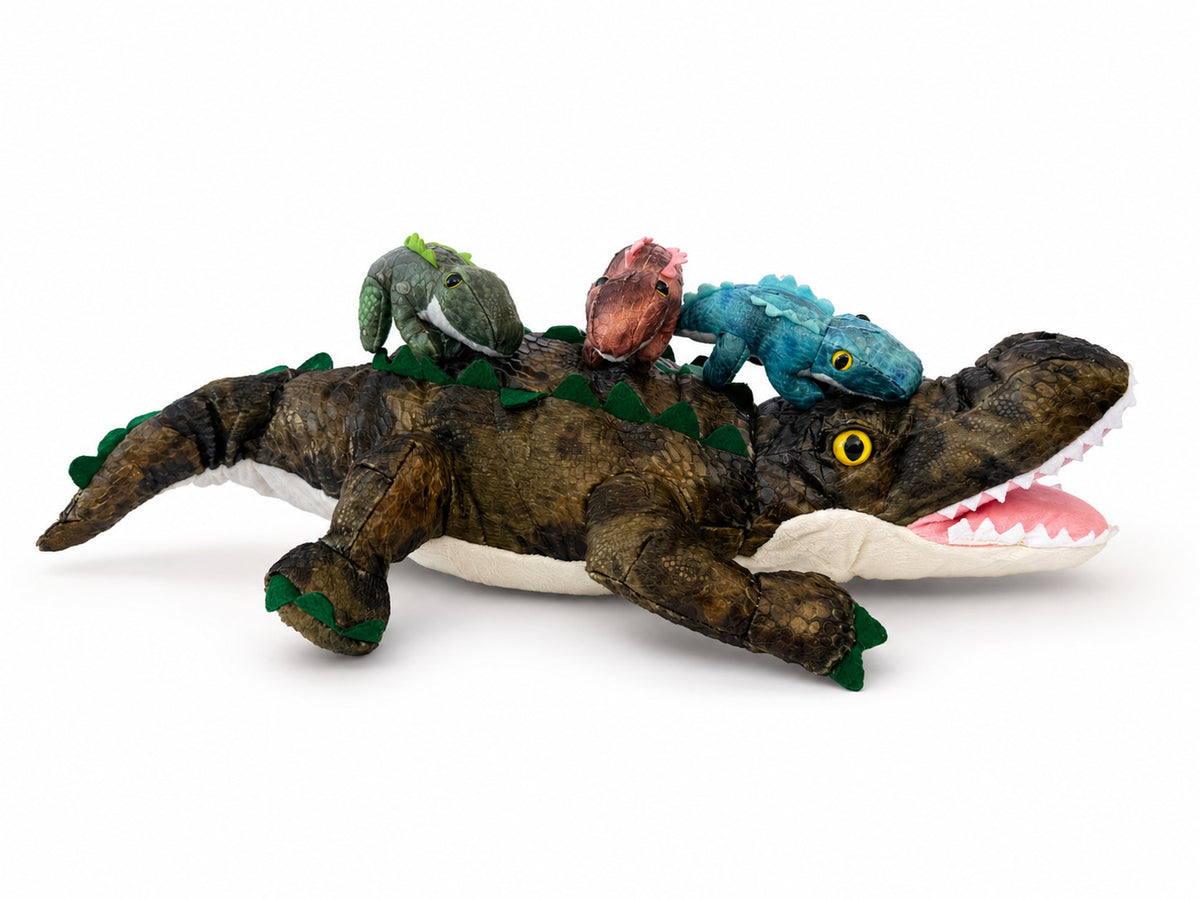 Crocodile Plush Family
