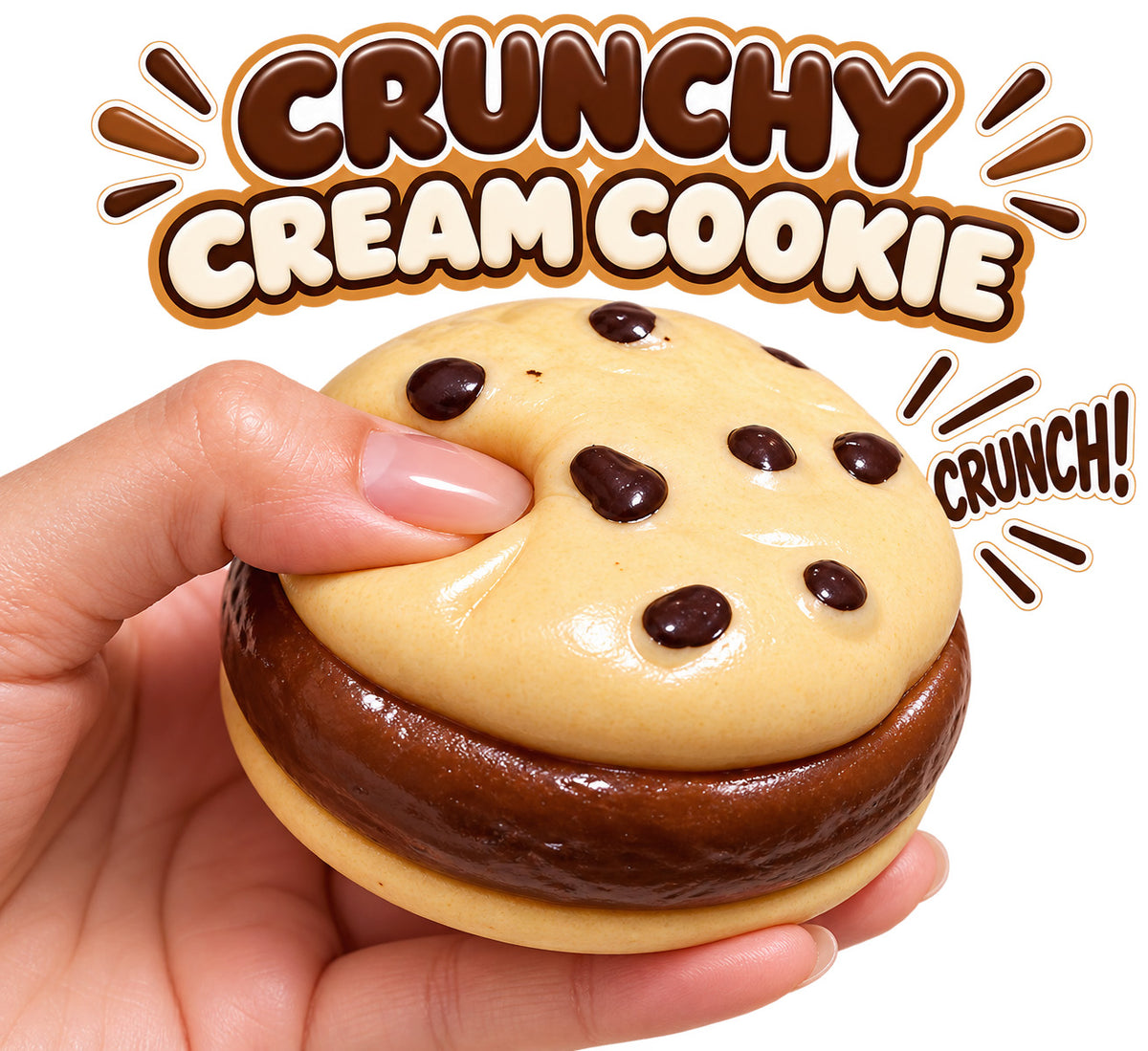 Crunchy Cream Cookie Squishy 🍪