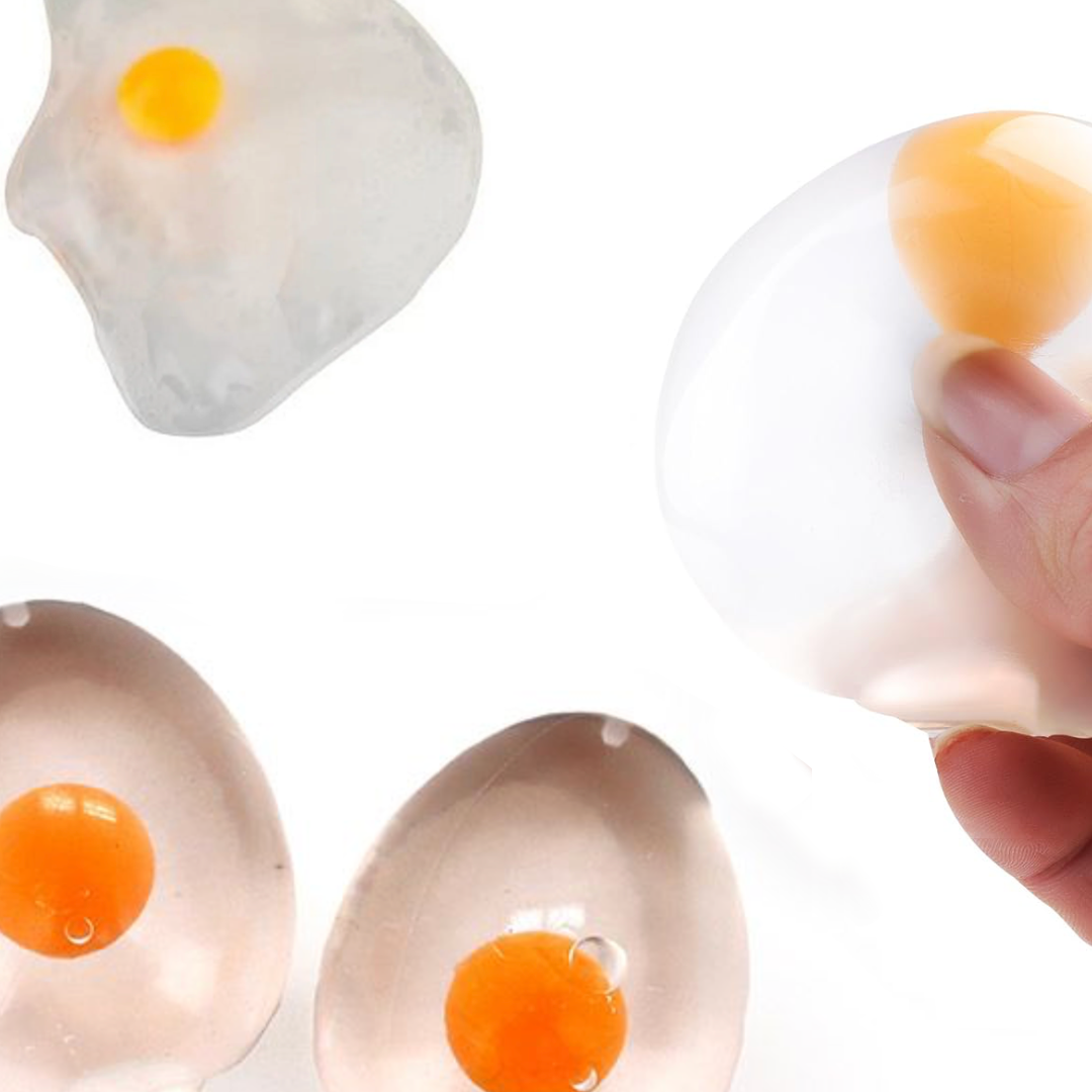 Water Splat Egg Squishy-2 Pack