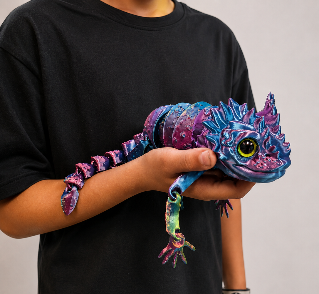 Jumbo 3D printed lizard