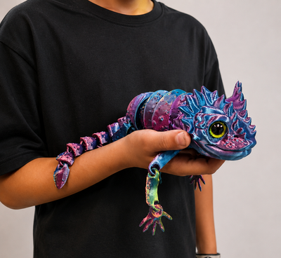 Jumbo 3D printed lizard