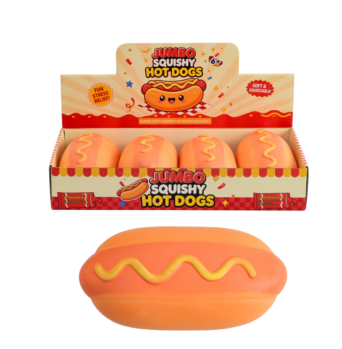 Jumbo Squishy hot dog
