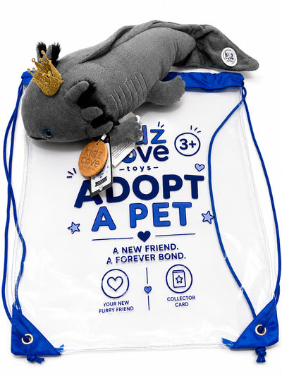👑 Kidz Cove Adopt a Pet – Royal Axolotl Plush Gift Set