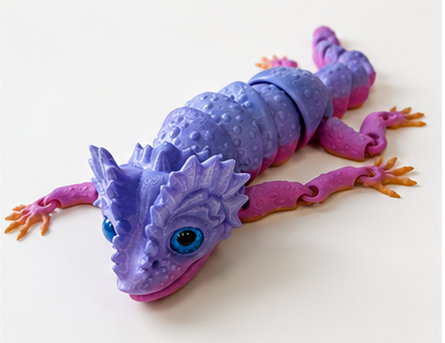 Jumbo 3D printed lizard