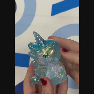 Squishy unicorn glitter