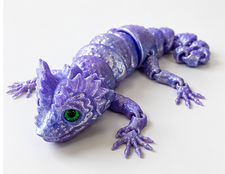 Jumbo 3D printed lizard