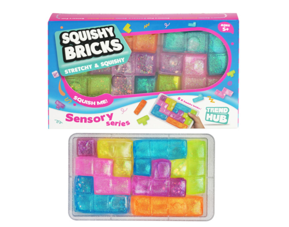 Trend Hub Glitter Tetris Gel Puzzle Blocks ✨🧩